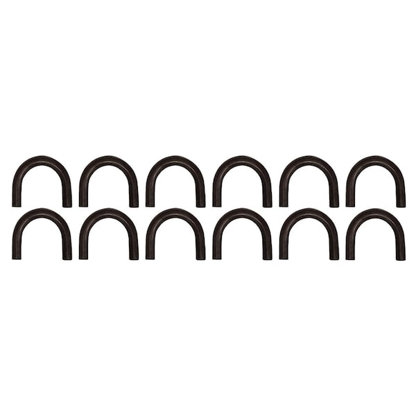 Aic Replacement Parts Twelve 1/2 Thick Weld on Steel D-Rings TL20012 Loop Rope Chain Boat ATV Carrier OTK20-0251_x12 - main